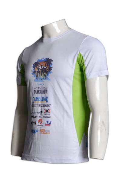 T532 訂造團體活動衫  設計環保tee款式   自製t-shirt專門店    白色 45度照